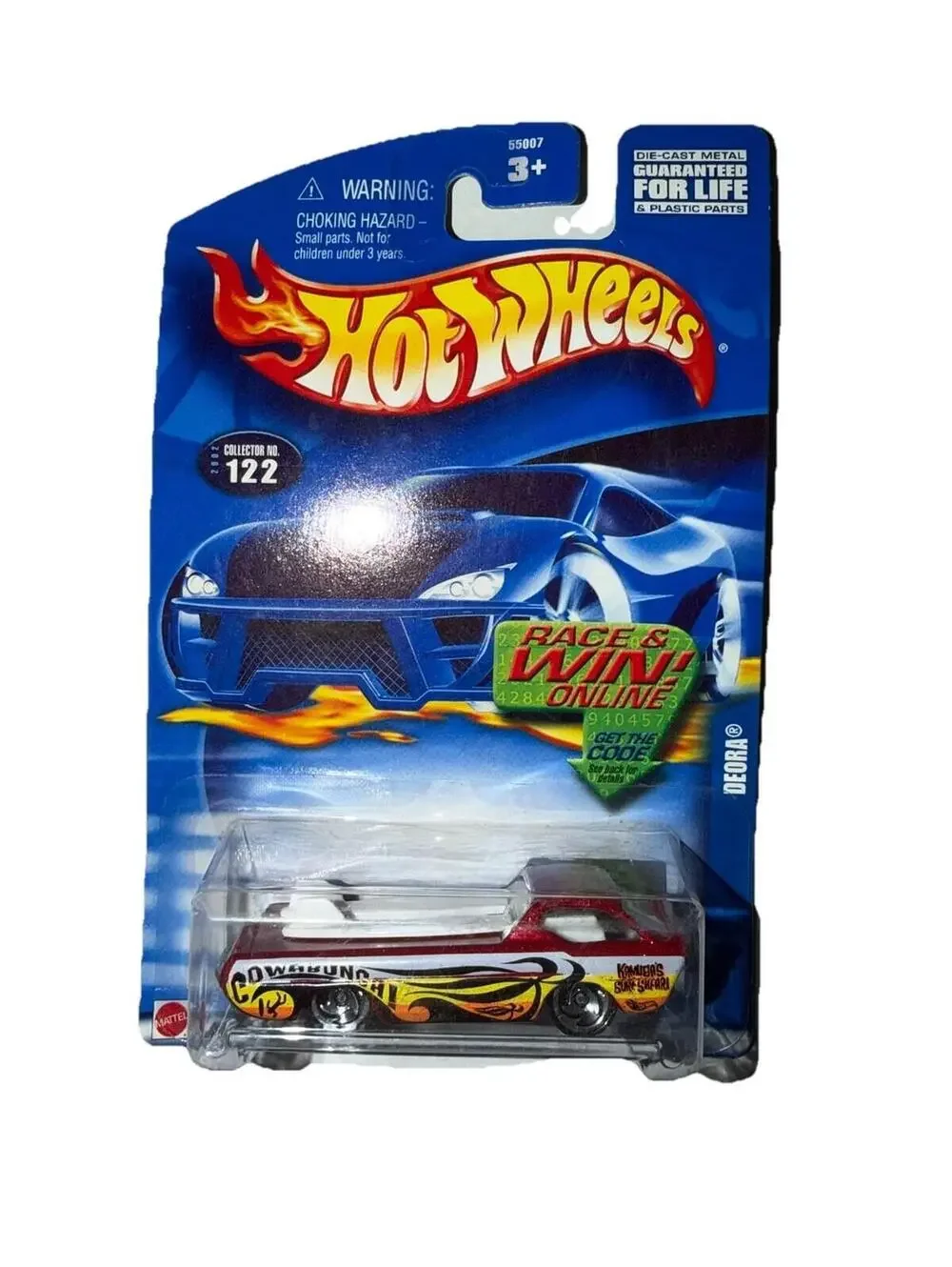 Hot Wheels 2002: Collector #122 - Deora - Red w/White Surfboards